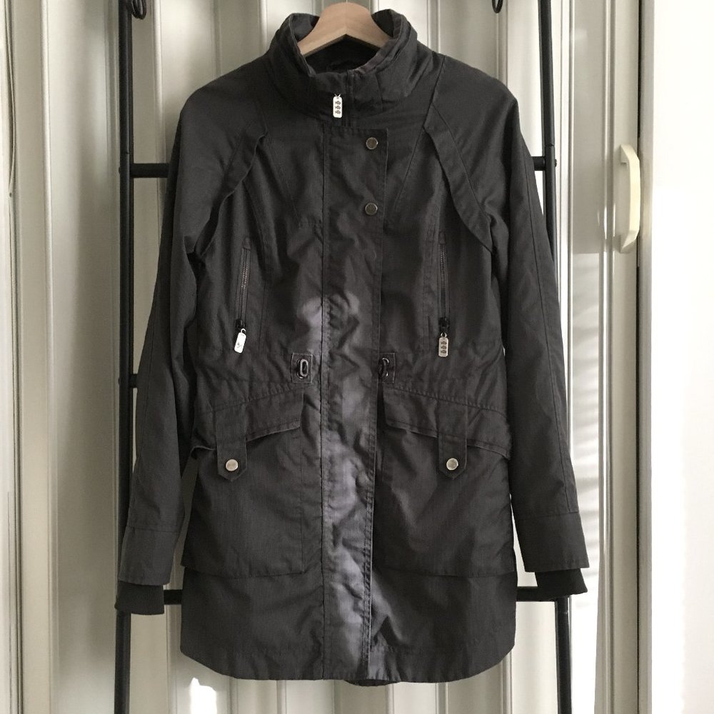 CANADIANA 3Stones Vancouver Long Cozy Fall High Collar Utility Jacket XS